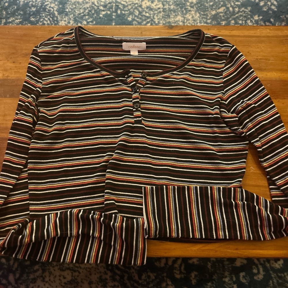 Stripped long sleeve